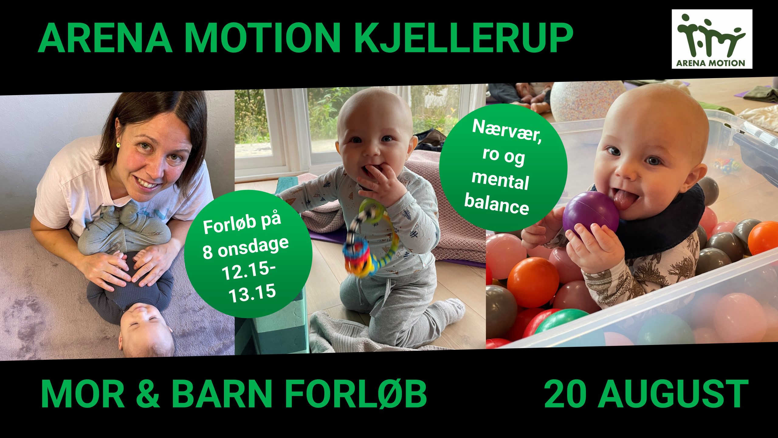 Mor og barn forløb Arena Motion Kjellerup